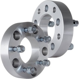 ECCPP 2X 5x5.5 to 5x5 Wheel Spacers Adapters 5 Lug 1.5" 5 Lug 38mm Compatible with for Ford Bronco E-150 E-150 with 1/2" Studs