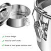 Stainless Steel Flan Mold with Lid 65oz, Flan Pan for