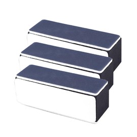 Healeved Nail Buffing Sponge 3-Pack 4 Way Nail Shiner for Natural False Extensions Black White