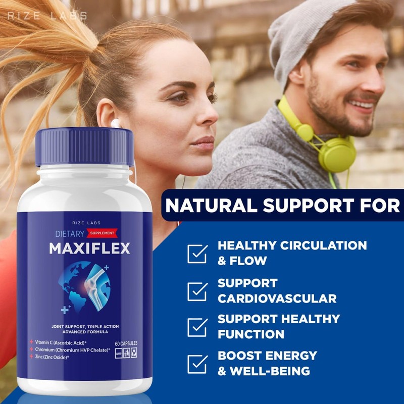 rize labs - Maxi Flex All Natural Suppplement, Capsules for