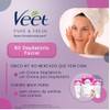 Veet Pure & Fresh Kit de Depilación Facial para Piel