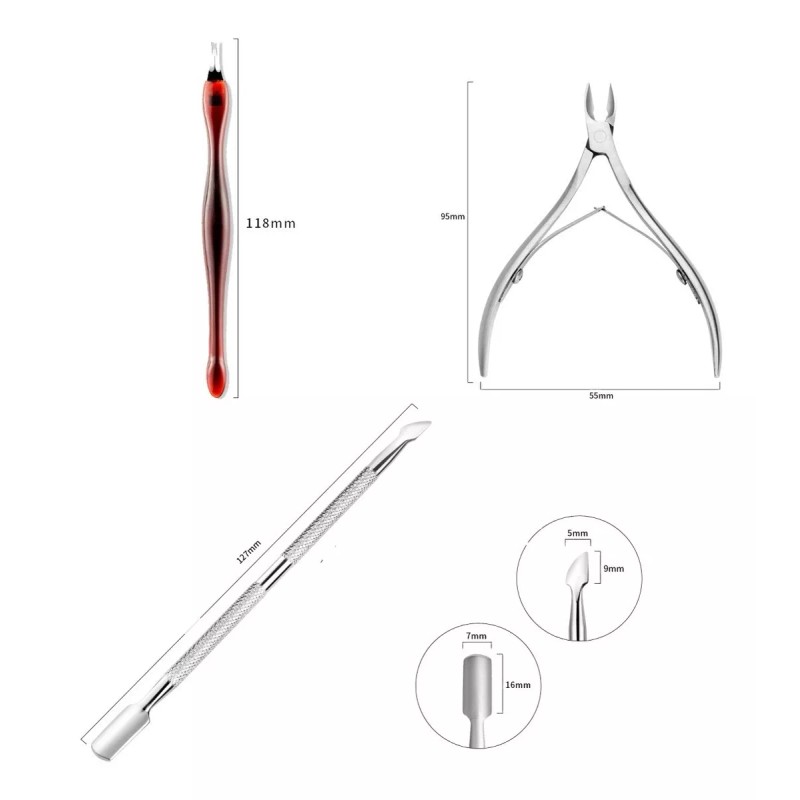 Dolores Kit De Cortauñas Manicure Herramientas De Corrección Uñas