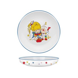 Silver Buffalo Rainbow Brite Sitting with Twink Stars 9" Coupe Ceramic Dinner Bowl