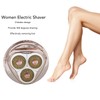 Electric Hair Removal Shaver 3 Blades Detachable Cutter USB Rechargeable