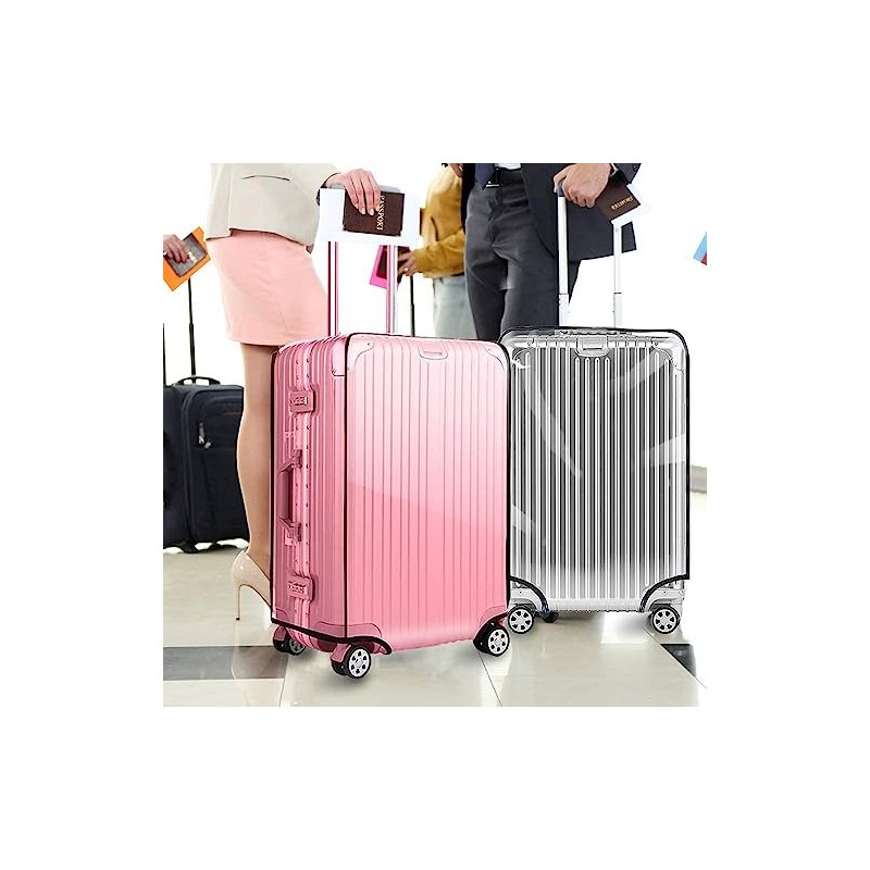 3 Fundas de Equipaje Transparentes Protectoras Impermeables PVC de Maleta,