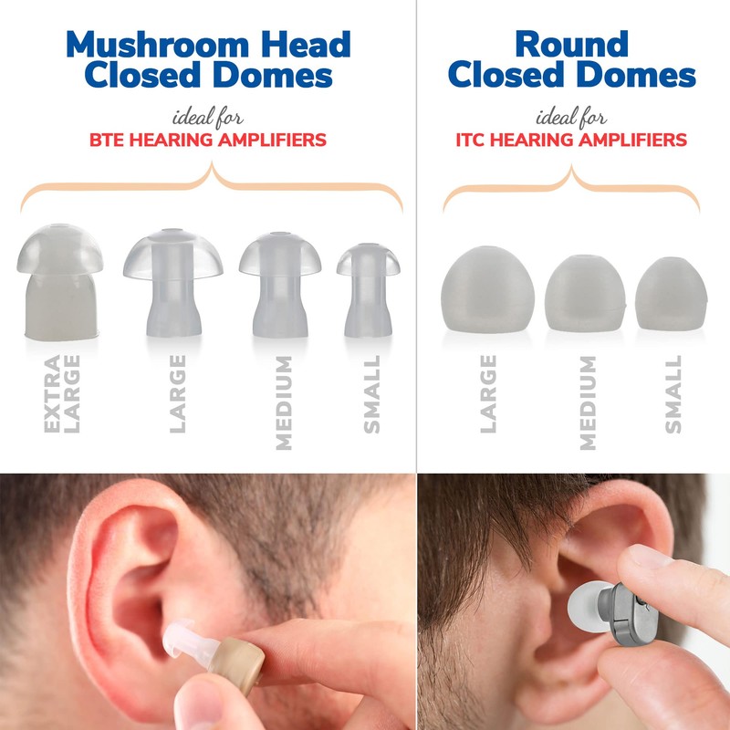 Hearing Aid Domes - Universal Domes for Hearing Aids -