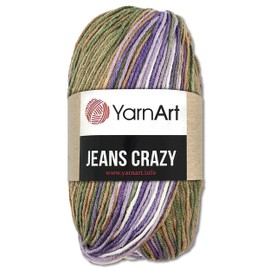 Frida's Wollhaus YarnArt 50 g Jeans Crazy Wool with Colour Gradient Cotton and Polyacrylic 22 Colours (7207 | 522956)
