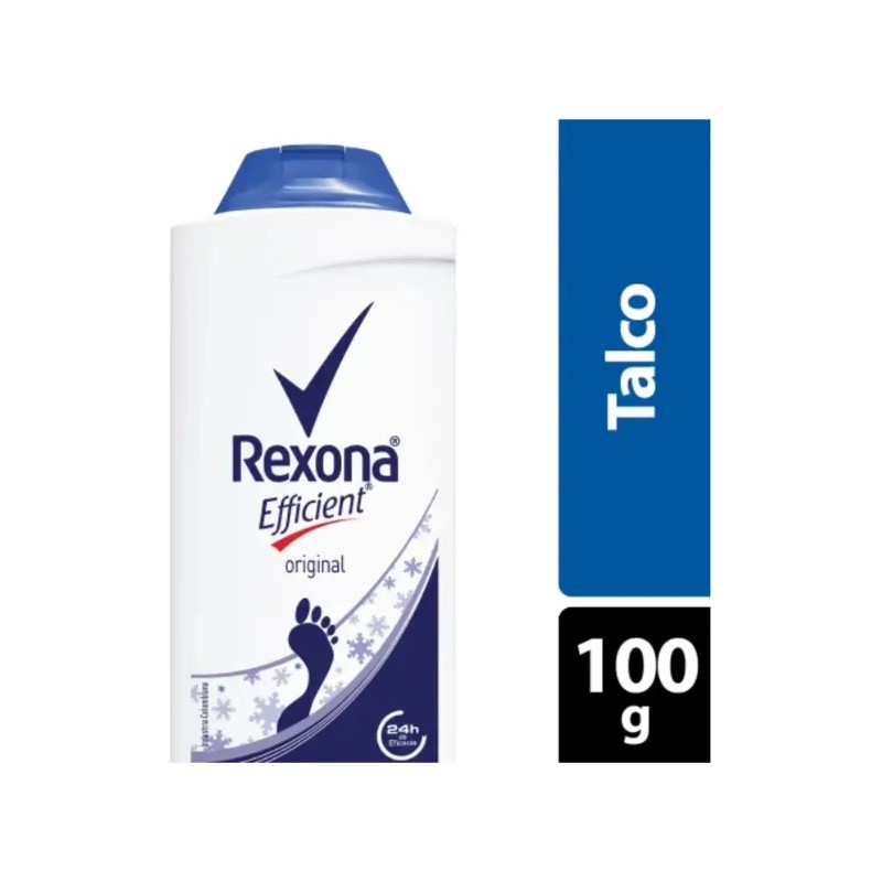 Talco para Pies Efficient Desodorante 100g Rexona