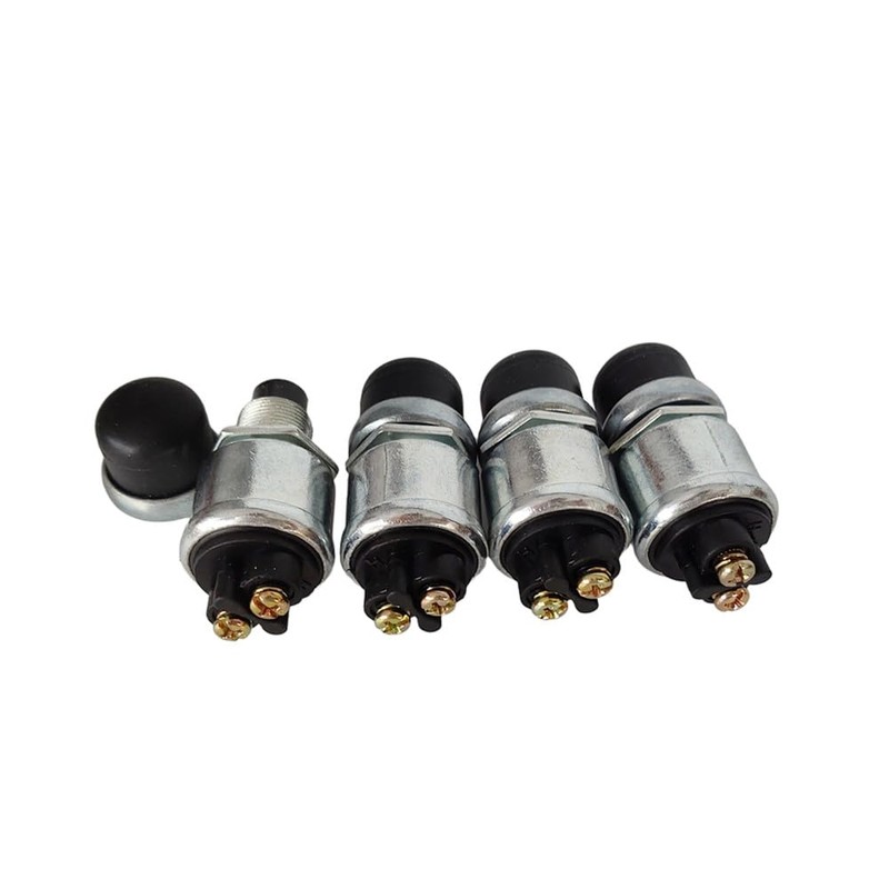 Engine Start Push Button Switch, 12V 50A Weatherproof Push to