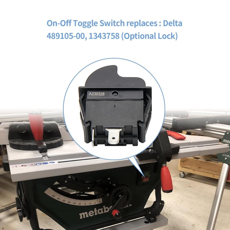 SW7B On-Off Toggle Switch for Delta Table Saw 489105-00 1343758
