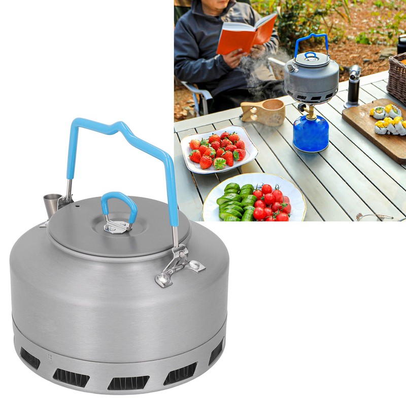 Camping Kettle Scald Proof Short Mouth Fast Heating Energy Saving