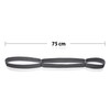 BODYMATE Stretch Yoga Strap with 3 Loops - Fixed Length