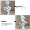 EXCEART Resin Sketch Figures Beethoven Bust Statue Figures Plaster Line
