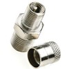 2X 1/8" BSP BSPT Schrader Tank Valve 25MM Wheel AIR