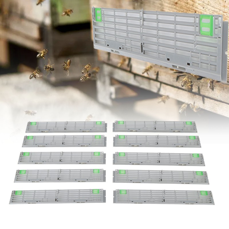 10 PCS Beehive Sliding Mouse Guards Free Regulation Reusable Plastic