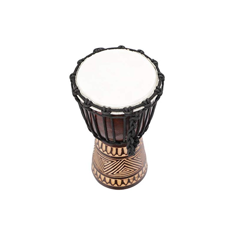 GURU SHOP Wooden Drum Percussion Rhythm Sound Instrument (Djembe) with