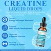 Creatine Liquid Drops - 98% High Absorption Creatine Monohydrate for
