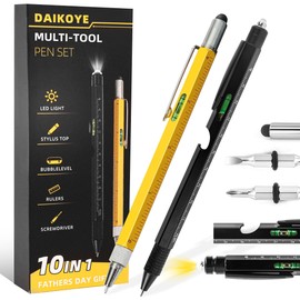 Stocking Stuffers,Gifts for Men from Daughter Son Wife, Multitool Pen 10 in 1 Multi Tool Gifts for Dad Men Grandpa Christmas Day Gifts from Son Husband's Gift Fathers Gift
