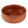 Restaurantware-Terra Tek 17 Ounce Terracotta Cazuelas, 2 Brown Glazed Clay