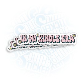 (3Pcs) in My Kindle Era Sticker, Kindle Bookish Book Club Sticker, Booktok Decal 3" Waterproof Die-Cut Vinyl Sticker for Kindle Water Bottle Laptop Aesthetic Decor Reader Sticker Gifts 3 Inches