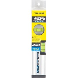 Tajima BX2-S23M Box Type Spirit Level, Standard with Magnet, 9.1 inches (230 mm)