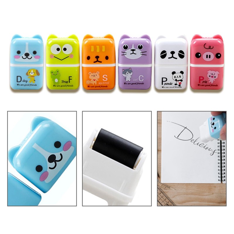 Rumyve 6 PCS Cube Erasers - Cute Animal Pencil Erasers
