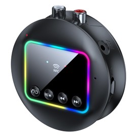 AXFEE Bluetooth 5.4 Receiver for HiFi, NFC Audio Adapter with RCA and 3.5mm Jack, 2-in-1 BLUETOOTH-Transmitter and Receiver for Home Stereo, Speaker, Car, TV, Streaming Music