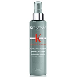 Kerastase Genesis Homme Spray De Force Espesante para el cabello para hombres, fortalecimiento y volumen, para cabello debilitado, 5.1 onzas líquidas