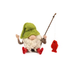 Wizardi Felting Kit - Fishing Gnome KT-FishingGnome The Makerss