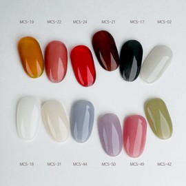 motive Mostive Remind Autumn Syrup Gel Nail 12 Piece Set / 모스티브 리마인드어텀 시럽젤네일 12종 세트