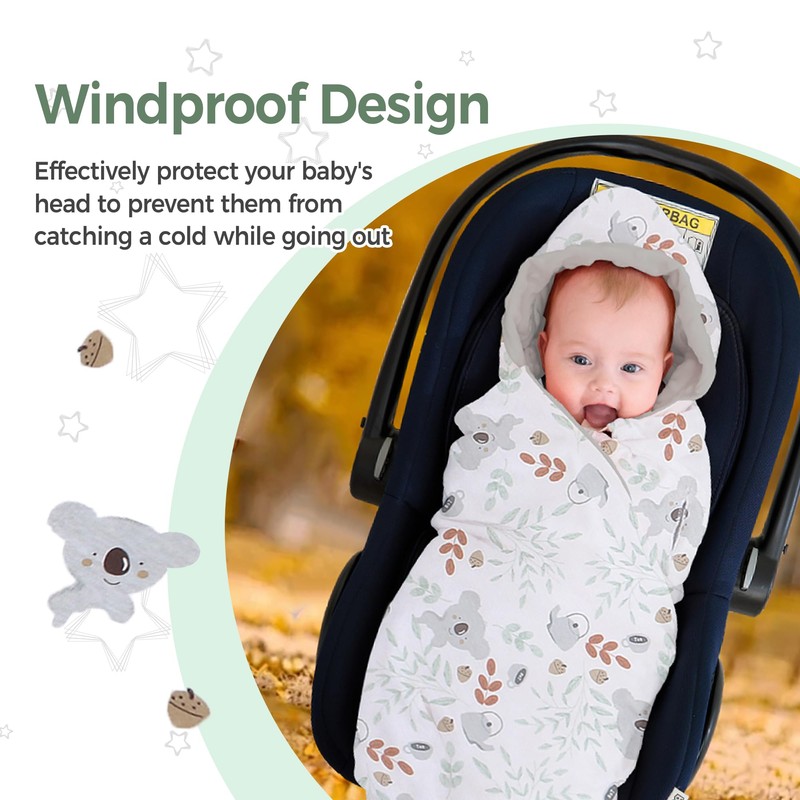 Miracle Baby Car Seat Blanket for Babies, Minky Dot Carseat
