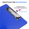 4 Pack Durable A5 Assorted Coloured Plastic Clipboard Heavy Duty