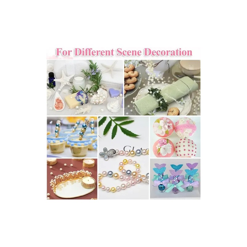 2000pcs Cuentas De Perlas Para Pulseras, Joyas, Collares