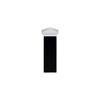 2x2 Metal Post Cap White Pyramid Aluminum Finial for Gothic