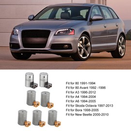 7-Piece Gear Shift Solenoid Kit, KIMISS 095 927 333D Shift Solenoid Valve 75421A 01M 927 365 /01M 01M 325 283 A for 1996-2012