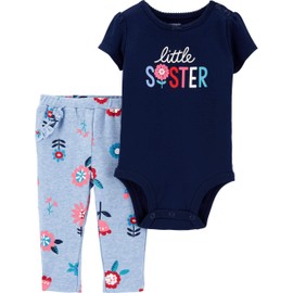Carter's Baby Girl's 2-Piece Bodysuit and Pants Set