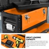 Auto Dynasty Stackable Tool Box 3-Tier Tool Separate Organizer Rolling