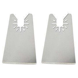 Oshlun MMC-5002 2-Inch Oscillating Tool Flexible Scraper with Quick-Fit Arbor for Standard and Quick Change Tools, 2-Inch, 2-Pack