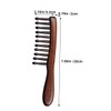 TOVINANNA Wooden Wide Tooth Hair Comb for Curls Natural Sandalwood