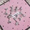 Wixine 20Pcs Cute Giraffe Charms Giraffe Pendants Antiqued Silver Tone