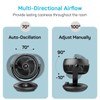 DR.PREPARE Fan for Bedroom, Small Desk Air Circulator Fan, 70°