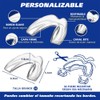4 PCS Guarda Dental para Dormir, Protector Bucal de Dientes