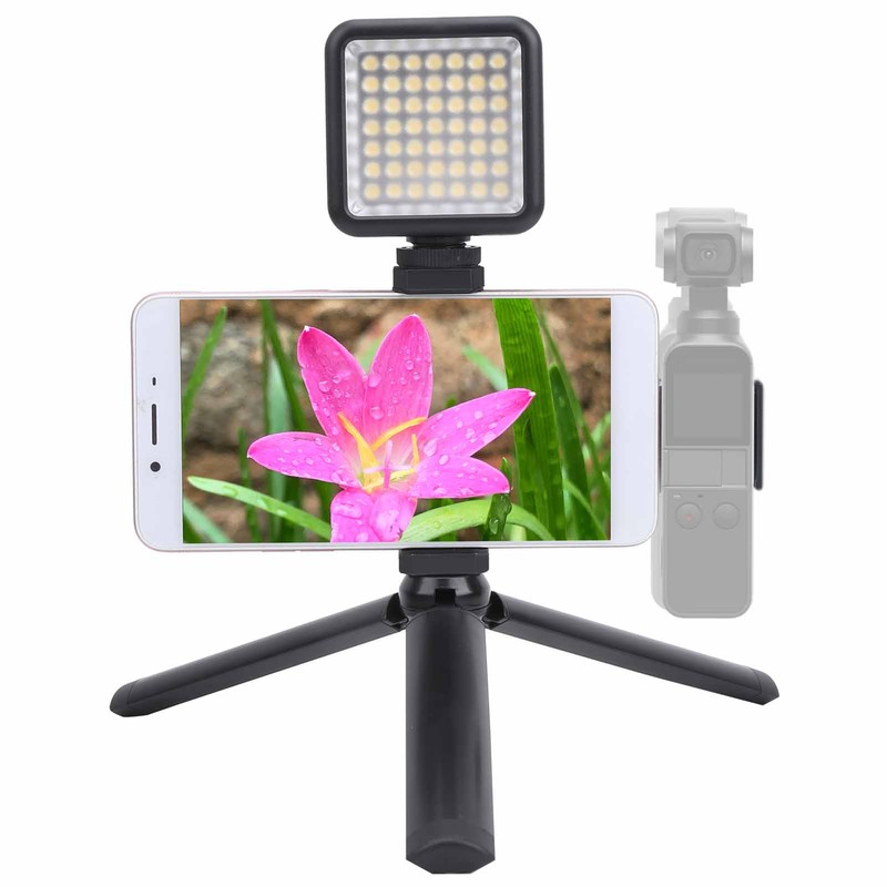 Mobile Phone Fill Light Tripod Extension Bracket Video for OSMO