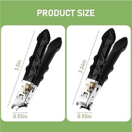 Solymody Orthoclip, Nail Clippers Toenails, Solymody Nail Clippers, Nail Clippers for Seniors, Solymody Nail Expert for Thick Fingers and Toenails, Pack of 2