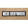 WEIR EVERYWHERE 7" x 1.5" Bumper Sticker - The Grateful