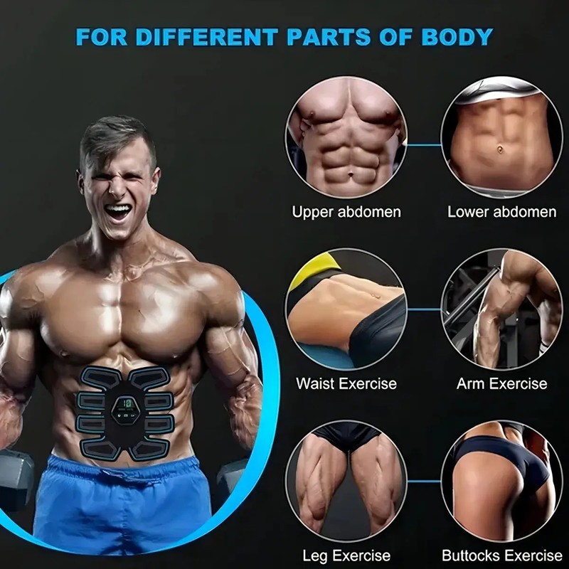 Electroestimulador Muscular Ems Para Quemar Grasa Abdominal