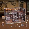 Flyintoys Book Nook Kit, DIY Miniature Dollhouse Booknook Kit for