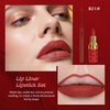 Velvet Matte Lipstick &Lip Liner Set-2Pcs Lip Stick with Matching