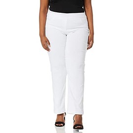 SLIM-SATION Women's Plus Size M2606PW, White, 20
