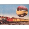 unknown 1950 Postcard~Deadwood Central Train At~1950 Chicago Worlds Fair. #-3403
